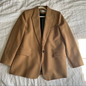 Zara camel color blazer
